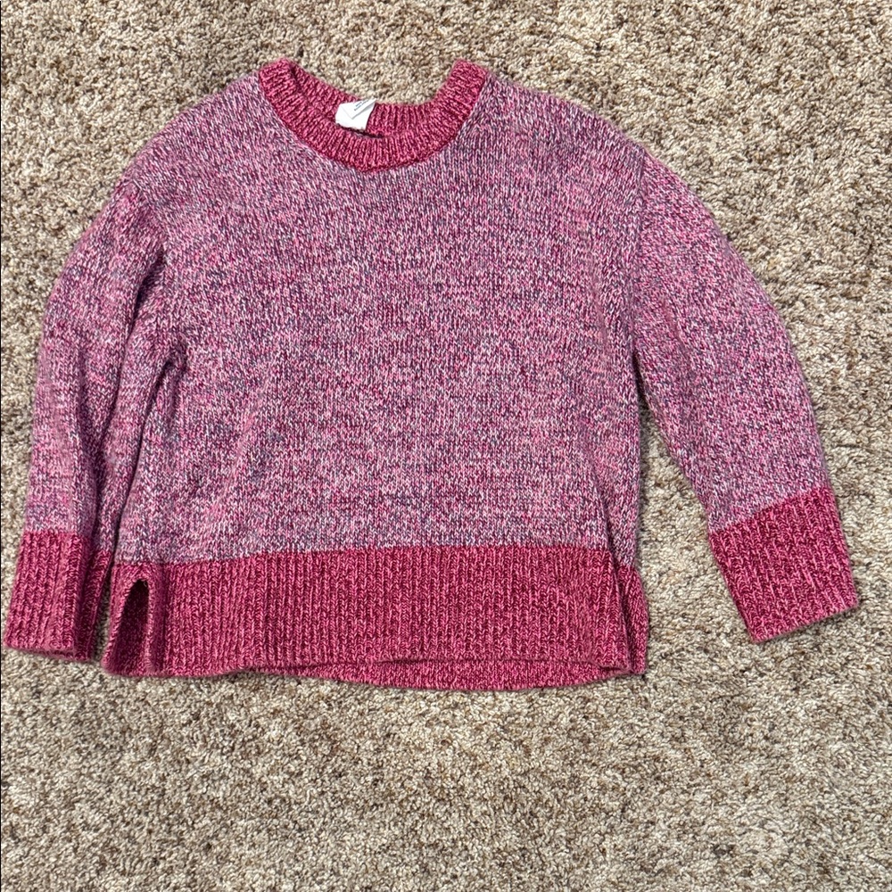 GAP Kids Pink Two-Tone Sweater